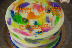 (572) Watercolor Paint Cake
