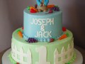 (490) Peter Rabbit Theme Cake