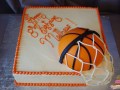 (491) Basketball Theme Sheet Cake