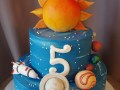 (492) Solar System Theme Cake