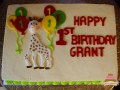 (495) Sophie the Giraffe Theme Cake