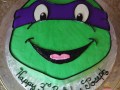 (496) Ninja Turtle Shaped Cake