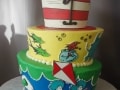 (501) Dr. Seuss Theme Tiered Cake