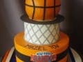 (503) Basketball Theme Tiered Cake