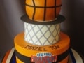 (503) Basketball Theme Tiered Cake