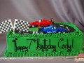 (515) Racecar Theme Cake