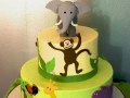 (484) Zoo Animal Theme Cake