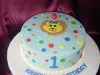 (402) Baby Lion 1st Birthday Cake