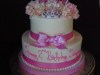 (406) Pink Princess Birthday Cake
