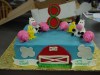 (425) Farm theme Sheet Cake