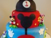 (428) Mickey Mouse Clubhouse 1st Birthday Cake