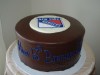 (430) Hockey Puck Birthday Cake