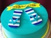(465) Flip-Flop Birthday Cake