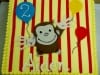 (466) Curious George Birthday Sheet Cake