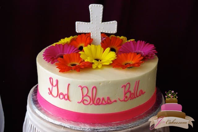 (2005) Gerbera Daisy Communion Cake