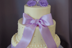 (2021) Purple Ombre Ruffle Tiered Cake