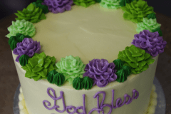 (2023) Buttercream Succulent Cake