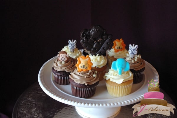 (604) Sugar Jungle Animal Cupcakes