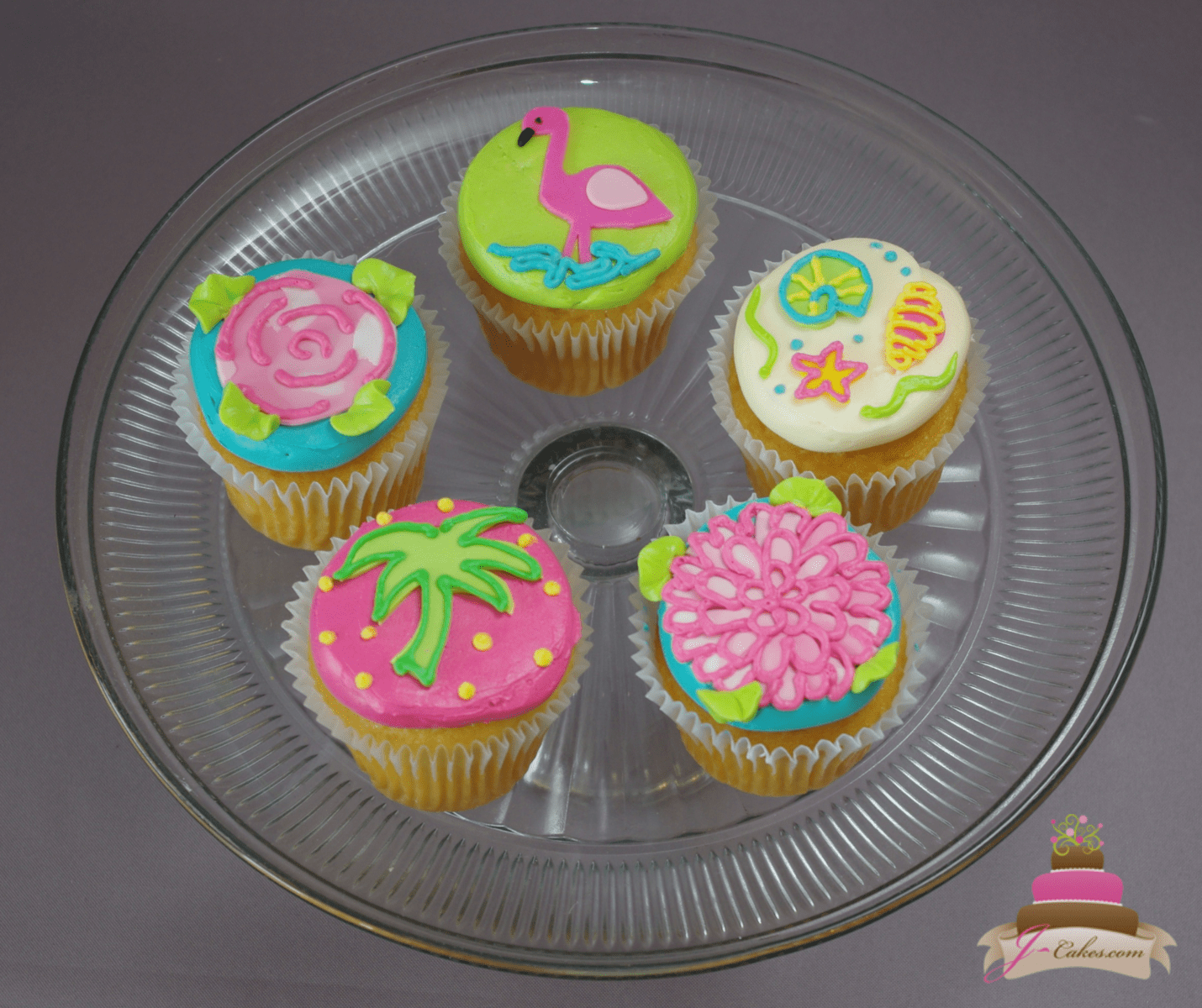(655) Lily Pulitzer Cupcakes