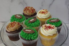 (663) Football Team Colors Cupcakes