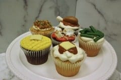 (672) Thanksgiving Dinner Cupcakes