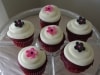 (612) Fondant Flower Cupcakes