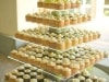 (633) Buttercream Rosebud Square Cupcake Tower