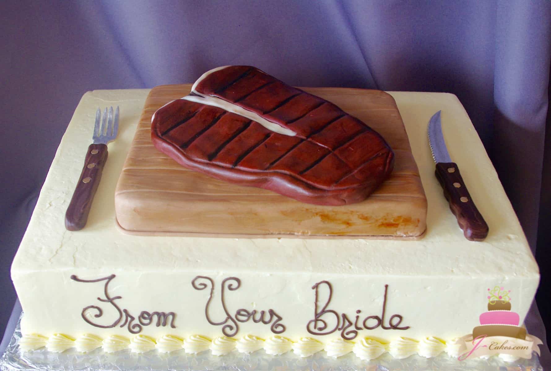 (728) Steak Groom's Cake