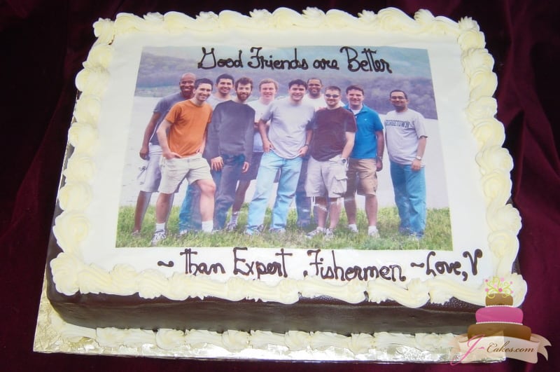(701) Photo Groom's Cake