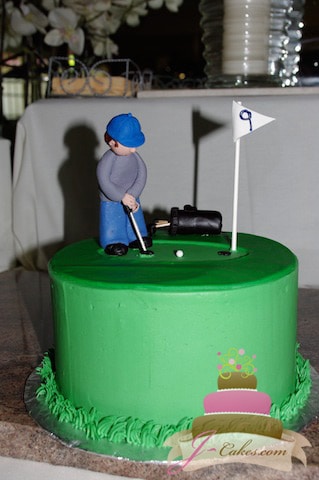 (705) Golf Theme Groom's Cake