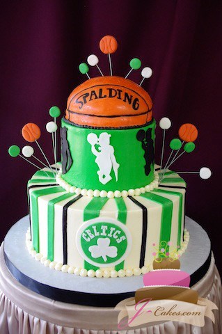 (717) Boston Celtics Groom's Cake