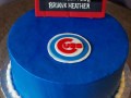 (729) Chicago Cubs Groom's Cake