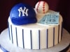 (715) NY Yankees Theme Groom's Cake