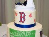 (722) Boston Red Sox Tiered Groom's Cake