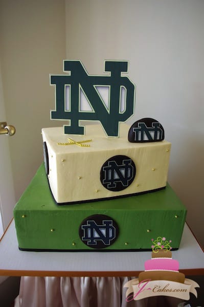 (910) Notre Dame Hockey 16th Birthday Cake