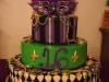 (911) Mardi Gras Sweet 16 Cake