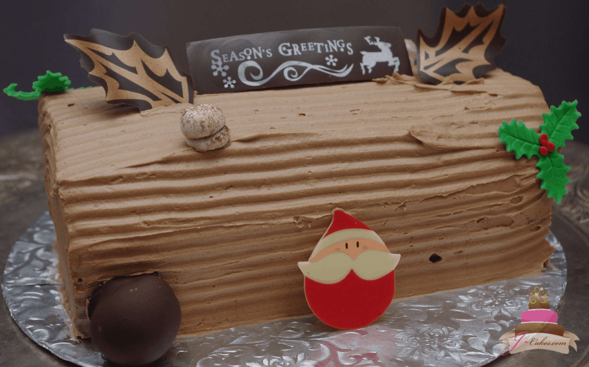 (828) Mini Buche de Noel