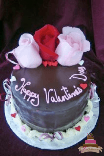 (838) Valentine's Cake for 2