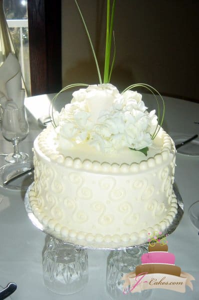 (804) Scroll Anniversary Cake