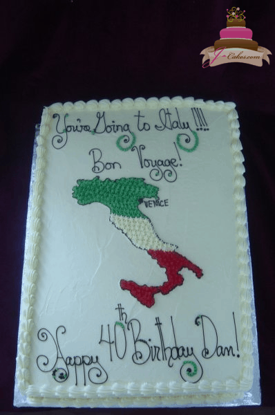(832) Italy Sheet Cake