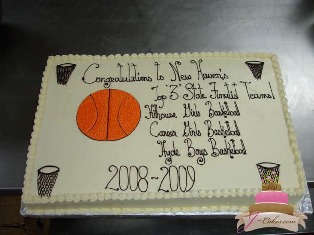 (802) Basketball Banquet Cake