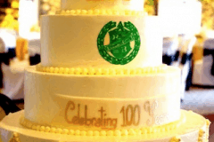 (826) 100th Anniversary Cake