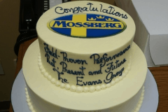 (833) Corporate Logo Tiered Cake