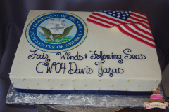 (845) Navy Theme Cake