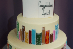 (850) Library Theme Cake