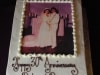 (807) Photo Anniversary Cake