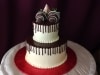 (821) Ganache Drip Anniversary Cake