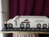 (822) Tractor Trailer Shaped Cake