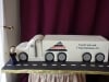 (822) Tractor Trailer Shaped Cake