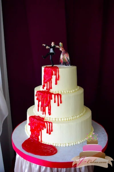 (1105) Bloody Wedding Cake